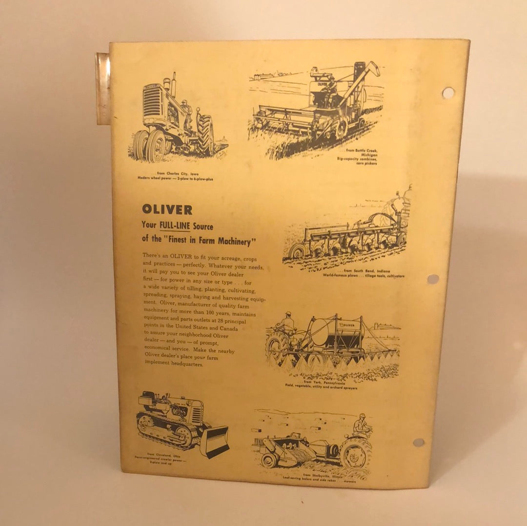 Oliver - Row Crop Header - Parts Book