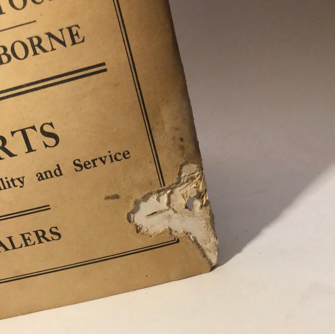 Case - parts list no. C191 - Case Combine model A6