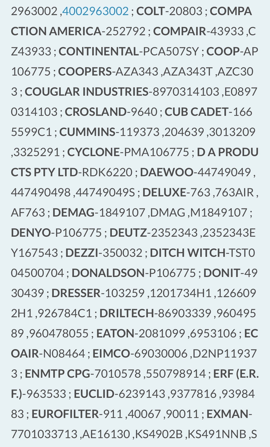 Donaldson P119373 Air Filter