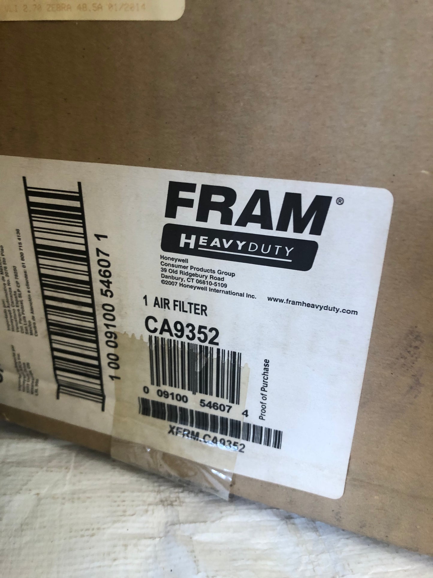 Fram Air Filter CA9352