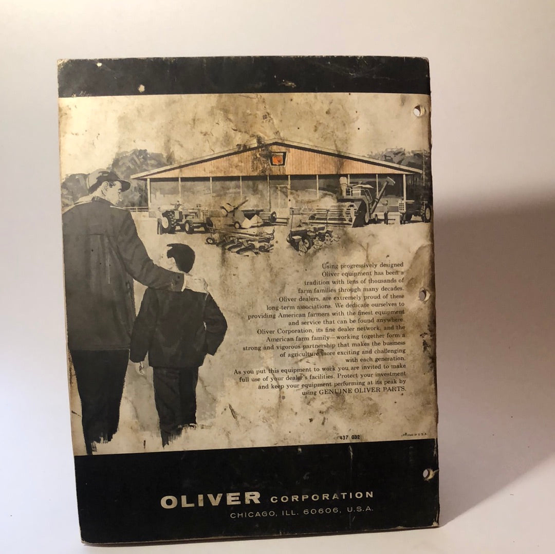 Oliver Operator's & Instructional Manual 560 Series, semi-mounted Plow, 565 Three to Six Bottom Plows, 566 Five to Eight Bottom Plows