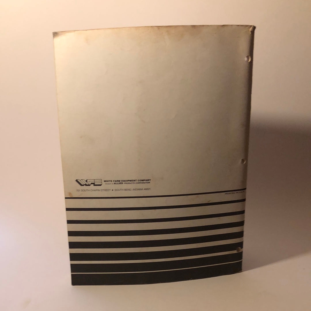 White 5400 Plant/Aire - Operator’s Manual