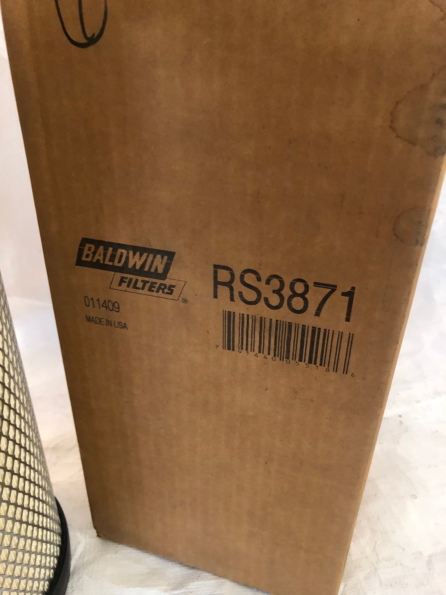 Baldwin RS3871 air filter