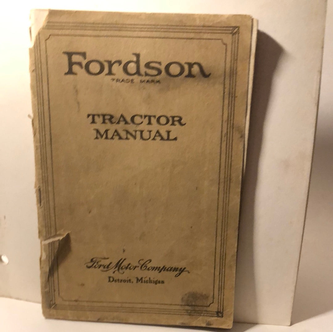 Fordson Tractor Manual
