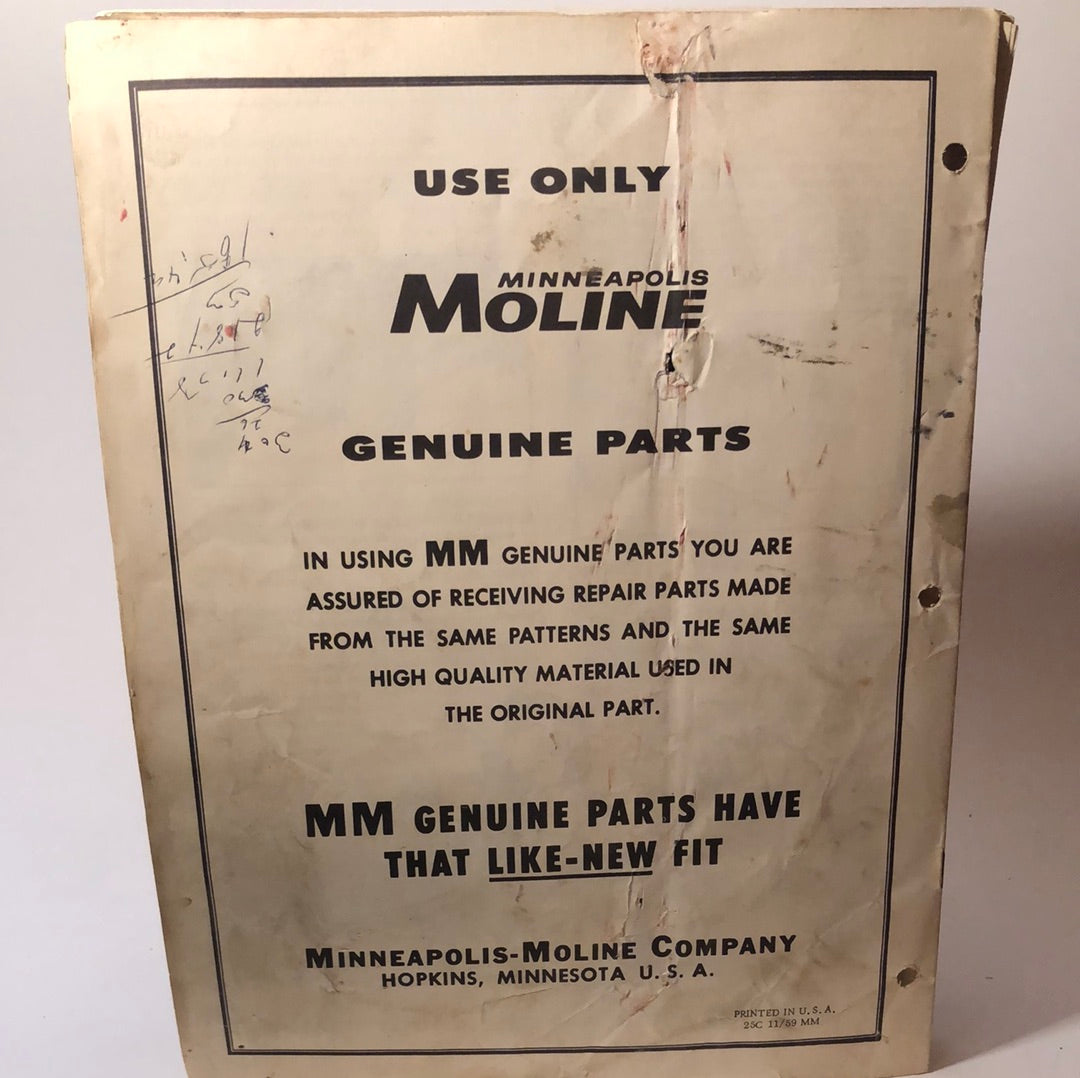 Minneapolis Moline - LO 100A & LO 135A PTO Spreaders - Operator's Manual