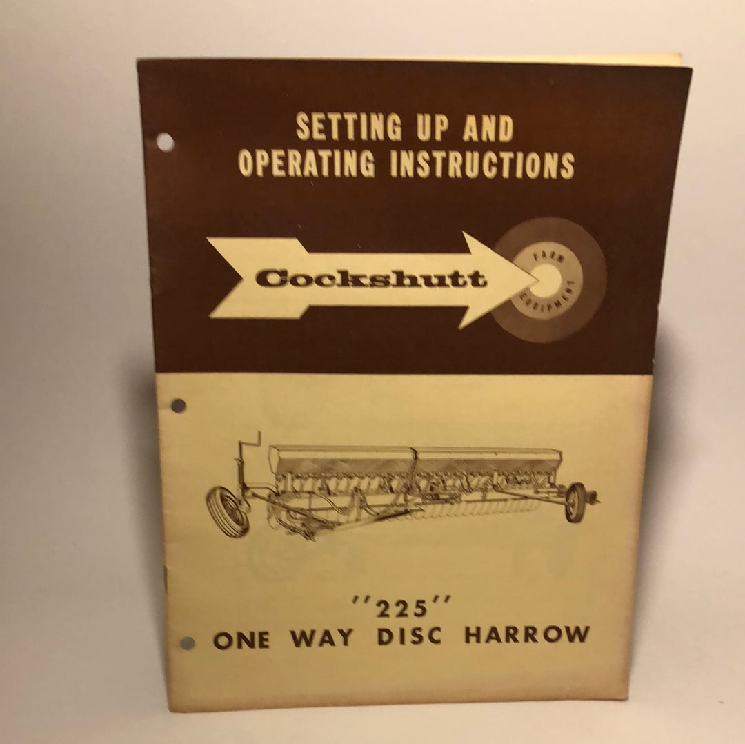 Cockshutt 225 One Way Disc Harrow