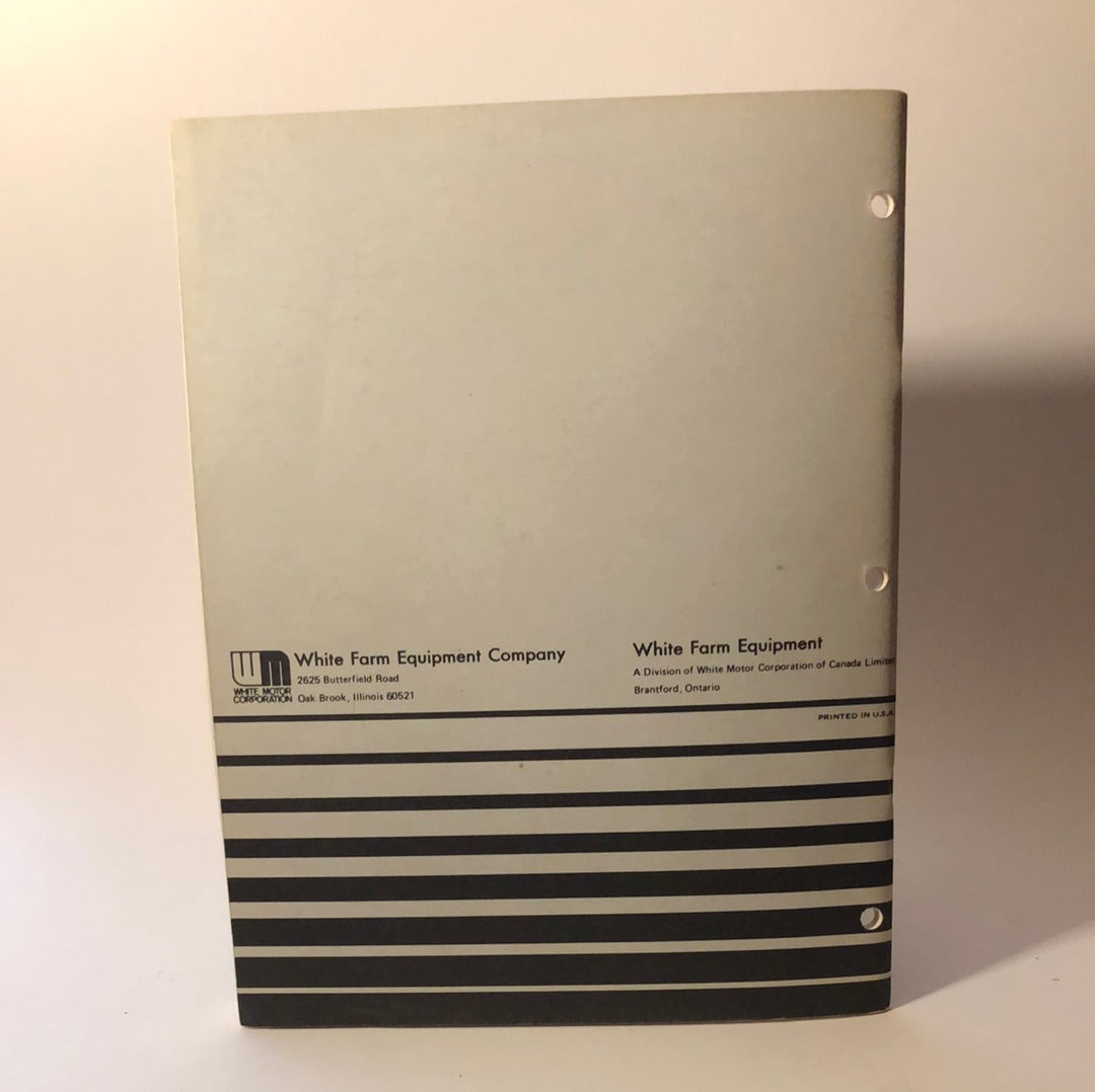 White- Transmission, Brakes, Rear Axles, Differential &PTO 4-210 Field Boss Tractor -Technical Service Manual