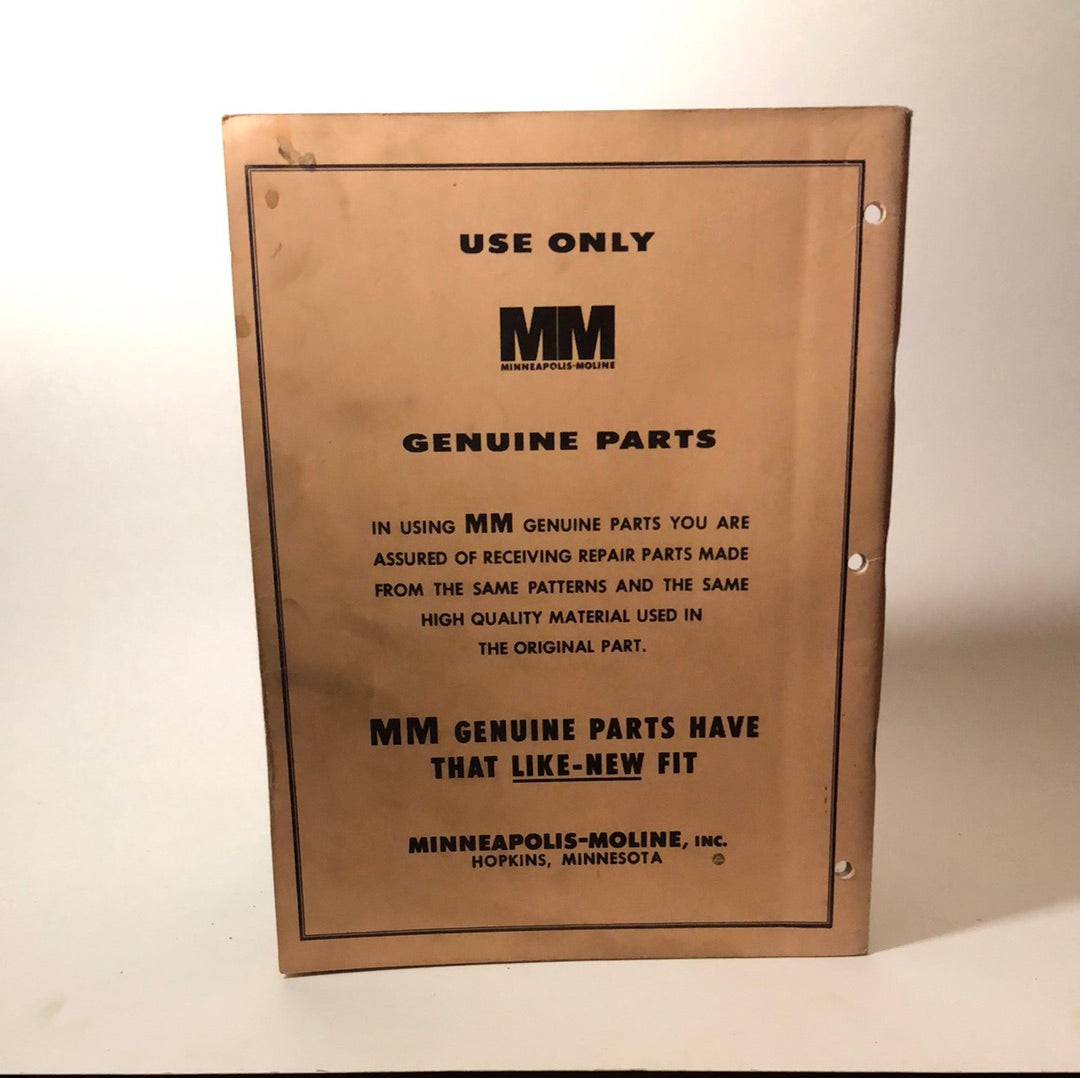 Minneapolis Moline - MM Monitor Fluted Feed P series & Double Run R series Grain Drills - Repair Catalog