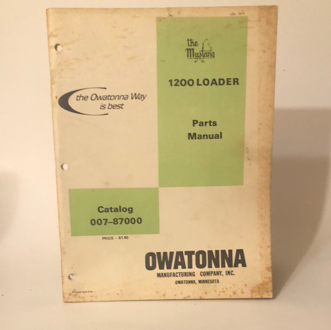 OMC - 1200 Loader - Parts Manual