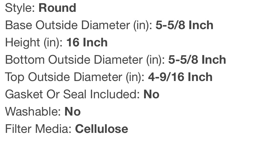 Wix 42920 Air Filter