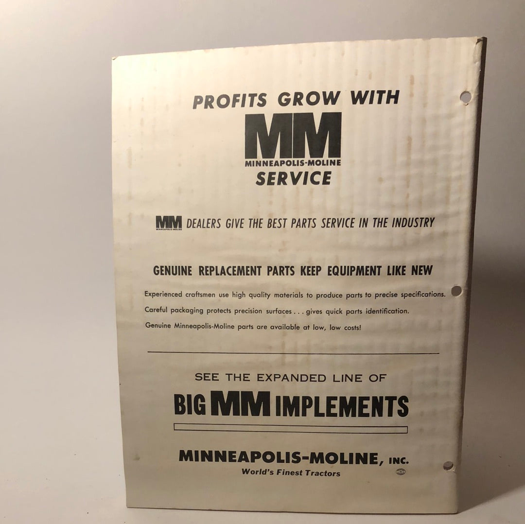 Minneapolis Moline - Model 3496 Self-Propelled Combine - Operator's Manual