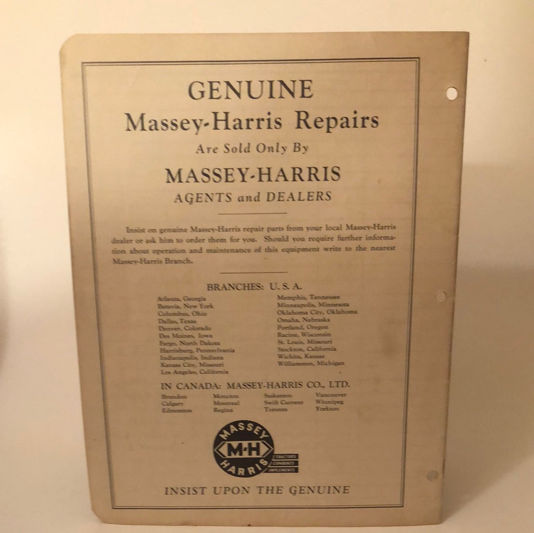 Massey-Harris _ Adaption of Remote Control Cyliders Massey-Harris Depth "O" Matic System w/Mounted Cylinder for model 30 & 44RC Tractors