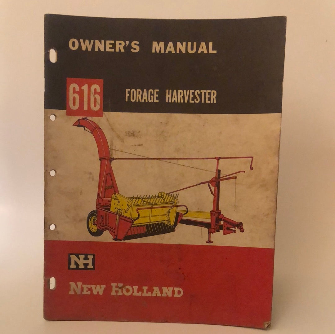 New Holland - 616 Forage Harvester - Owner's Manual
