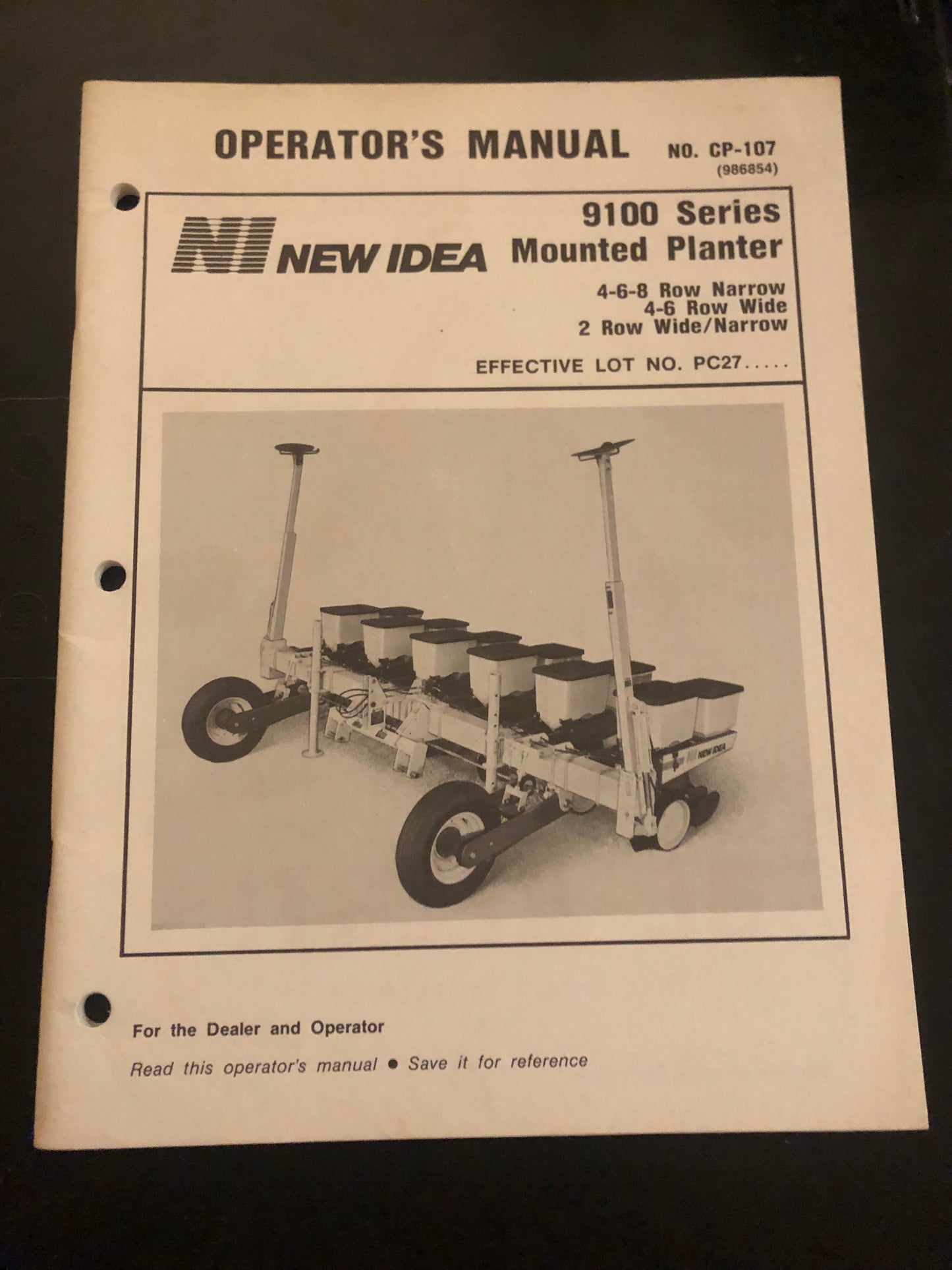 New Idea _ 9100 Series Mounted Planter CP-107 _ Operator’s Manual