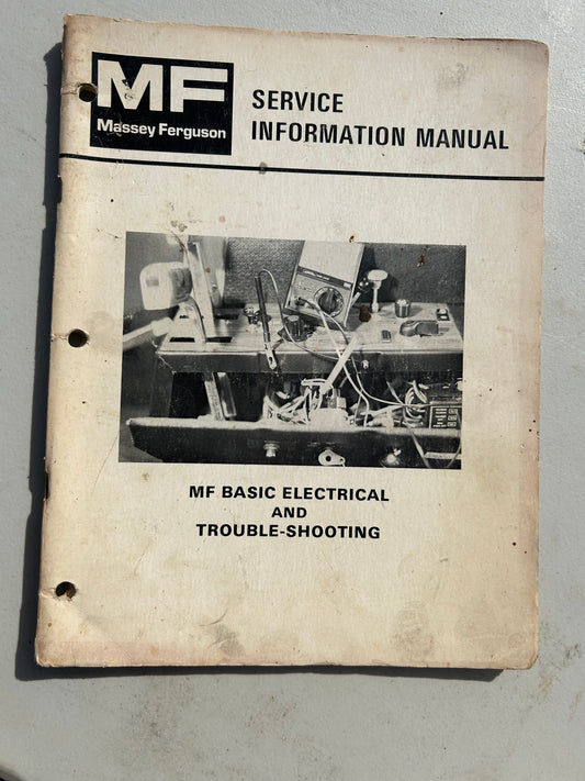 Massey Ferguson MF Basic Electrical & Troublshooter _ Service Informational Manual