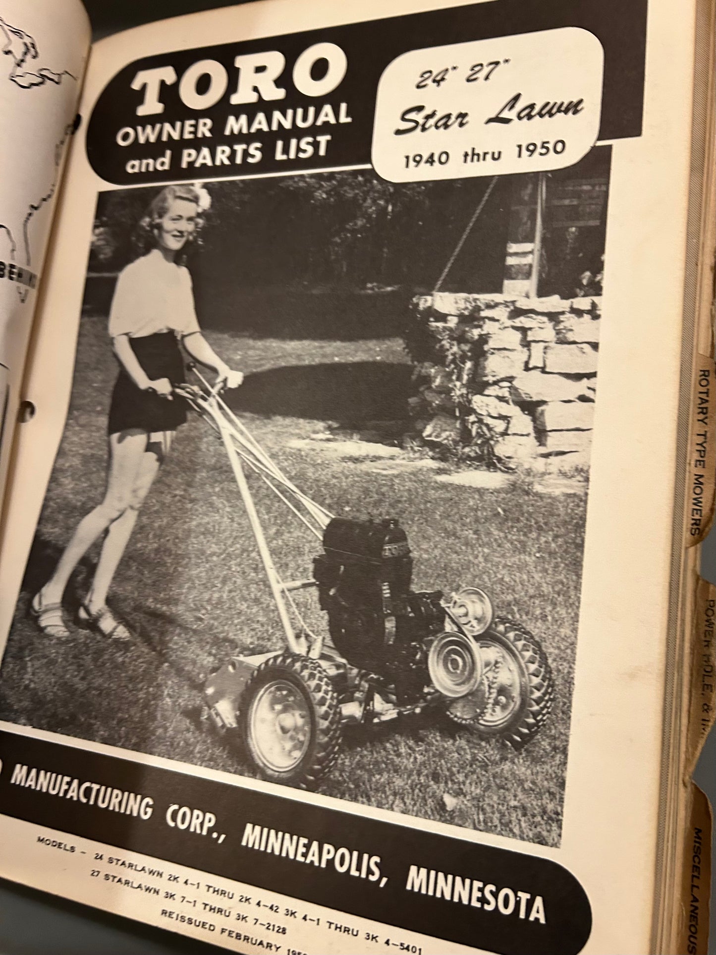 Toro Collection of manuals