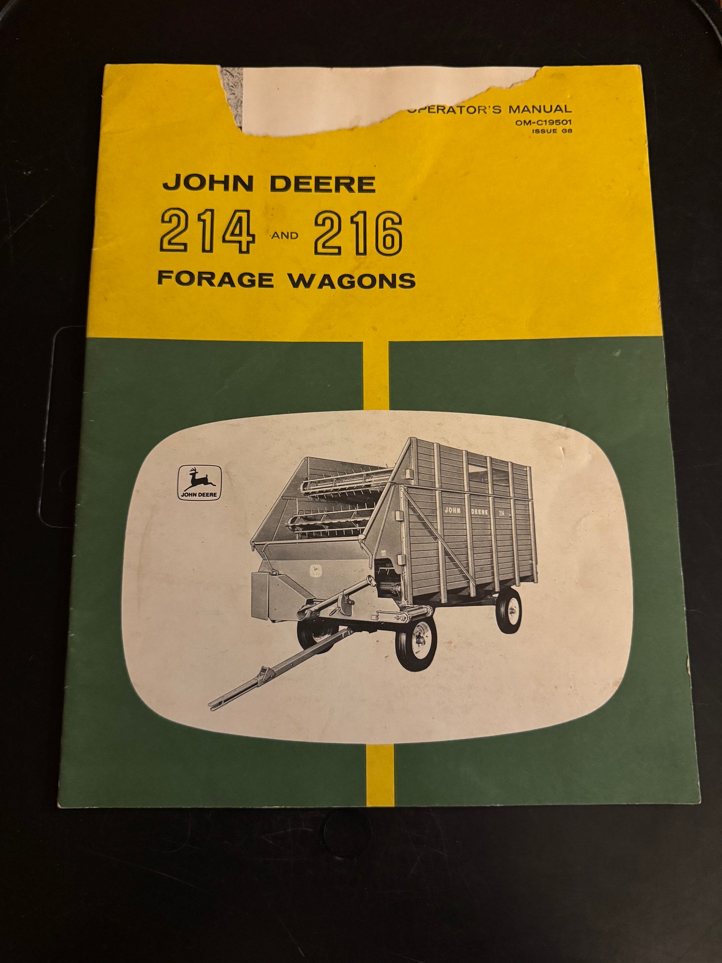 John Deere _ 214-216 Forage Wagons _ Operator’s Manual