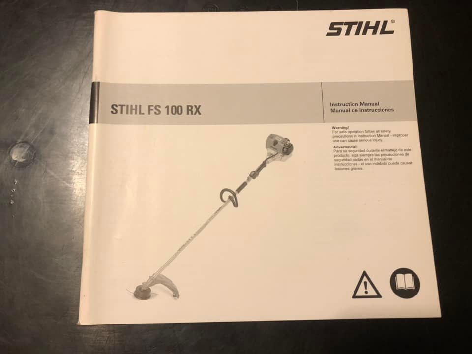 Stihl _ FS 100 RX Instructions Manual – Carmichael's Garage
