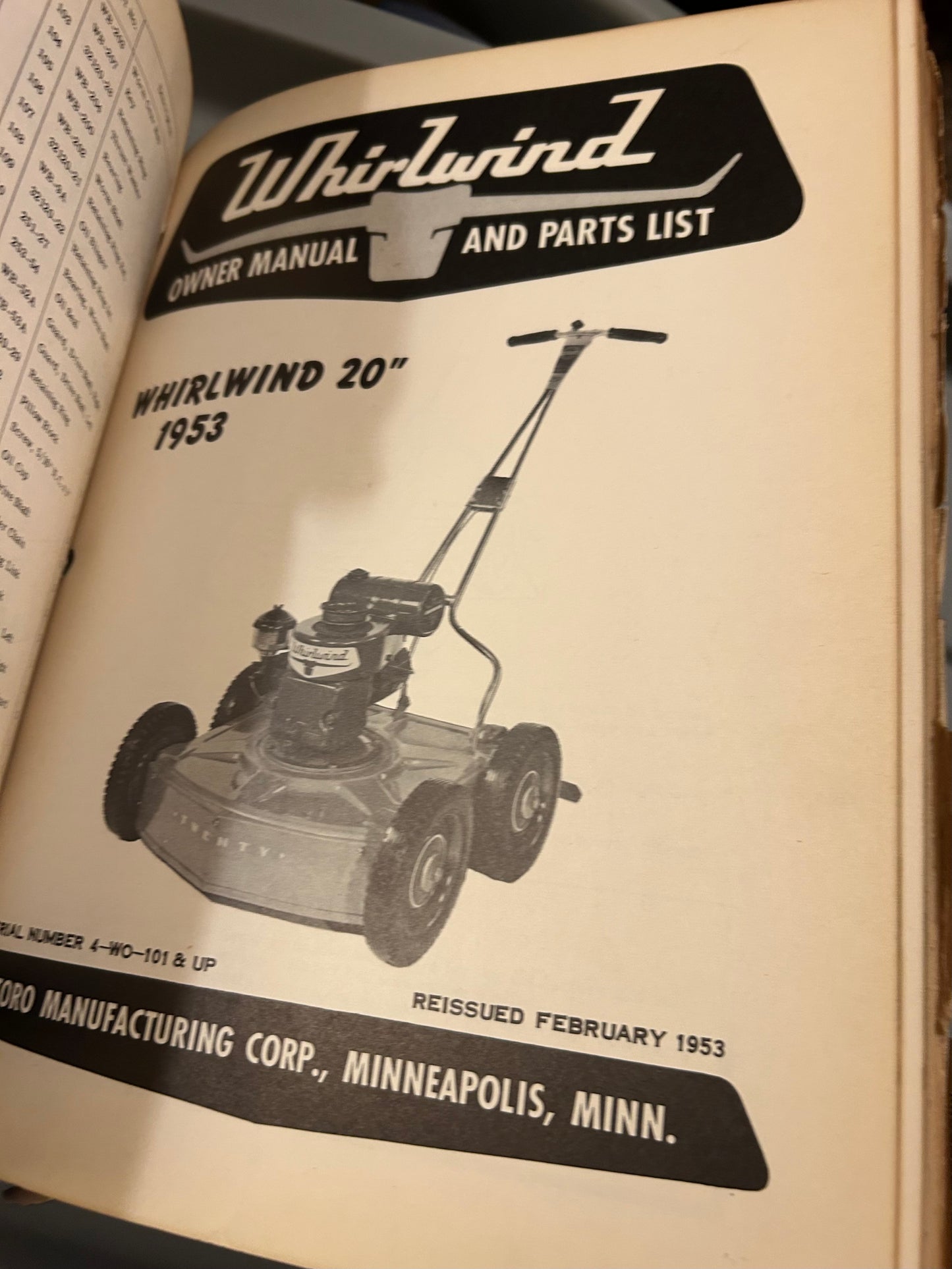 Toro Collection of manuals