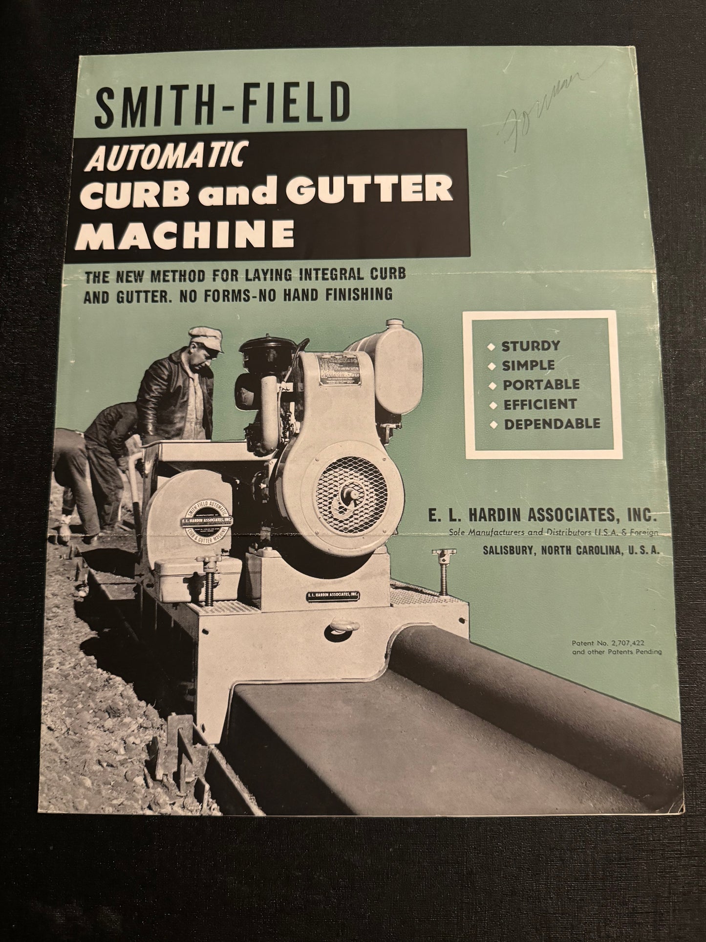 Smith-Field _ Automatic Curb & Gutter Machine