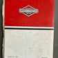 Briggs & Stratton Twin Cylinder Repair Instructions