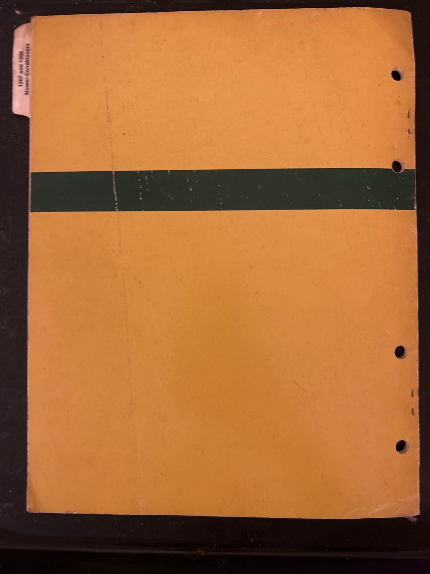 John Deere _ 1207 & 1209 Mower-Conditioner _ Technical Manual TM-1129