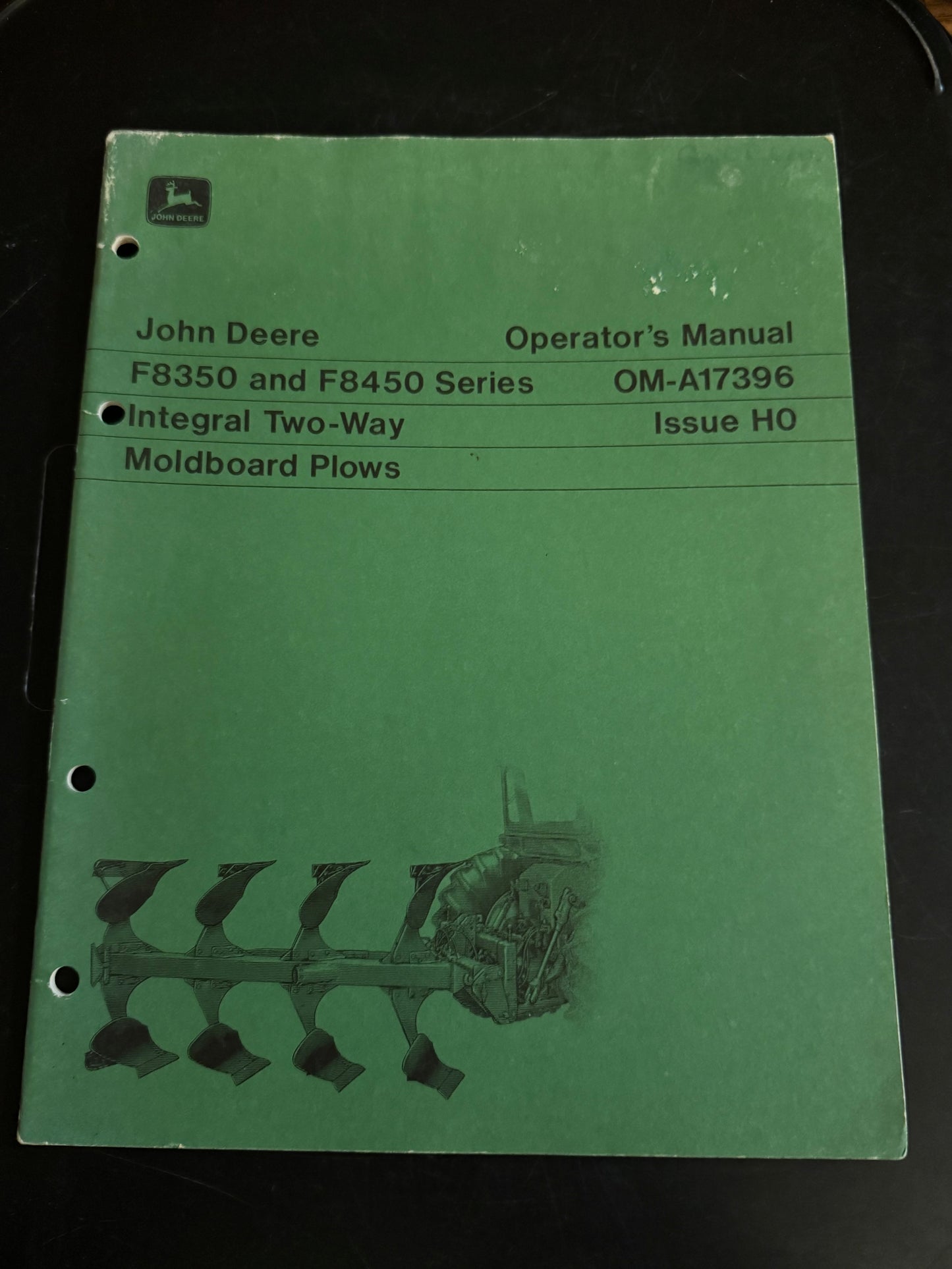 John Deere _ F8350 & F8450 Series Integral Two Way Moldboard Plows _ Operator’s Manual OM-A17396 H0
