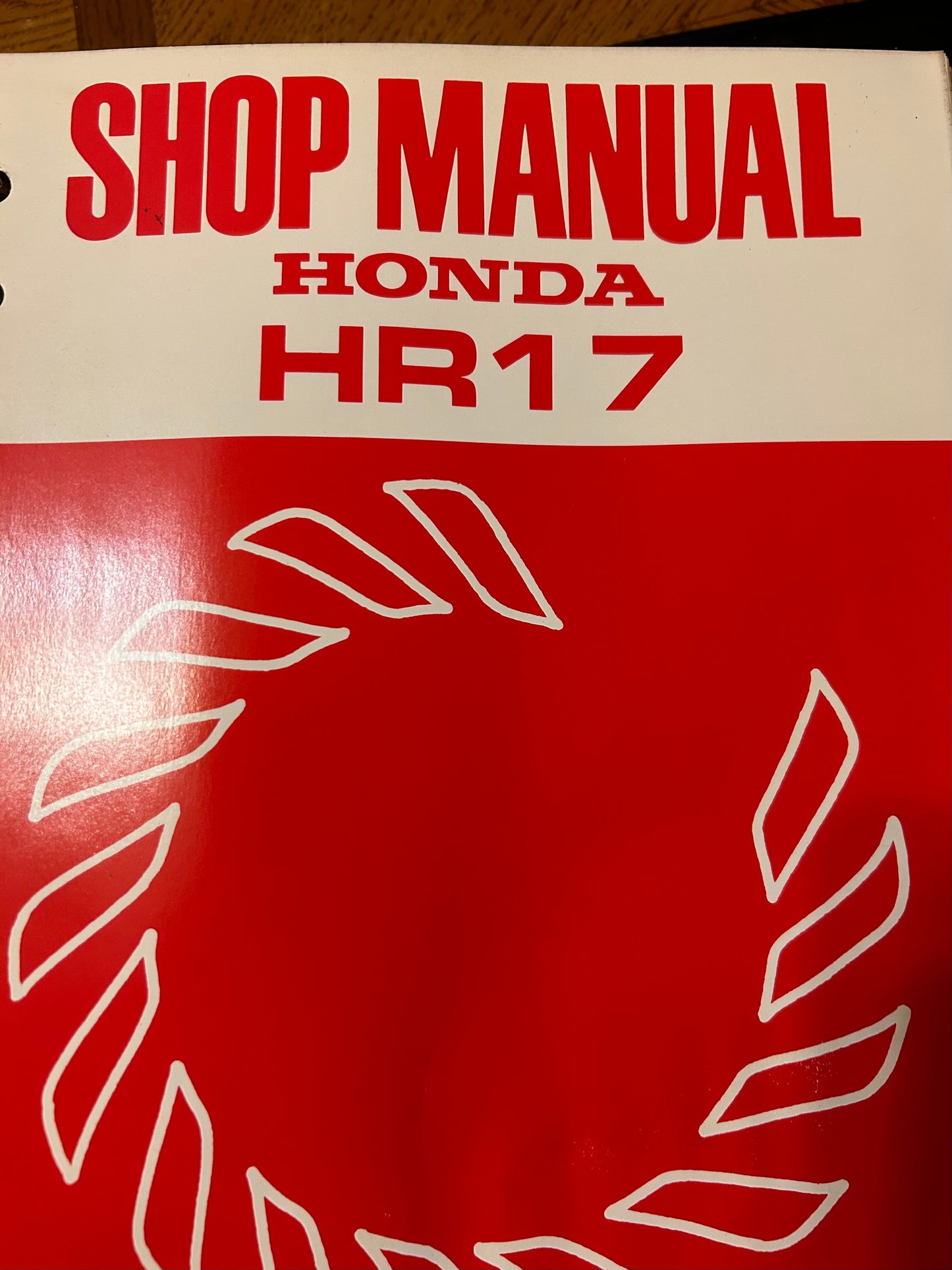 Honda Power Equipment Shop Manuals Binder #2