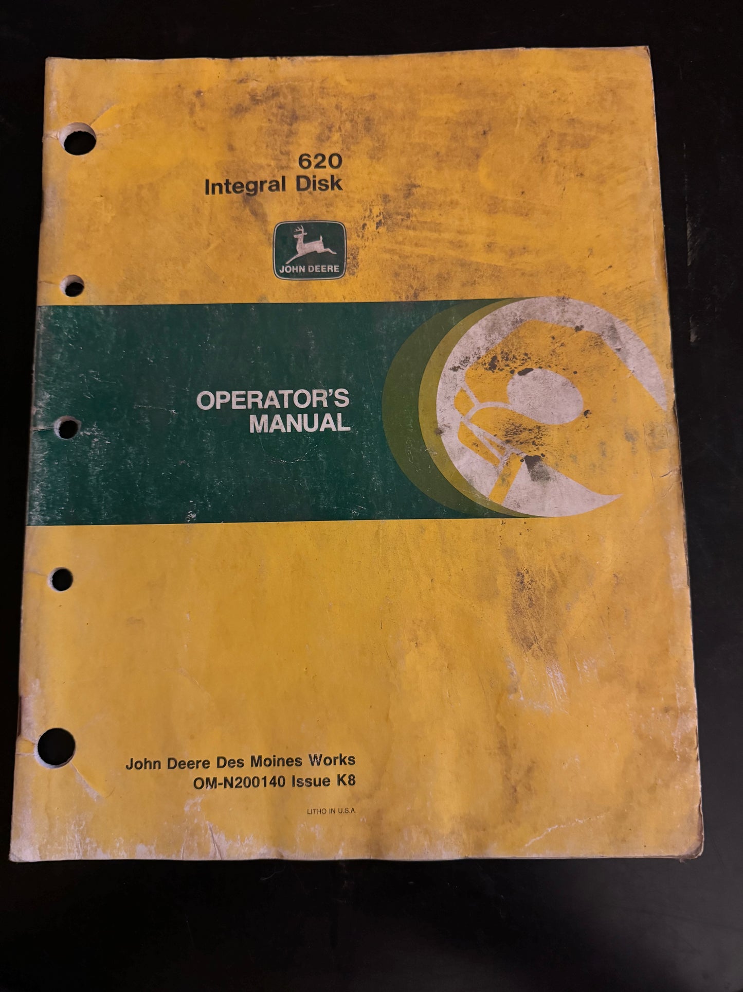 John Deere _ 620 Integral Disk _ Operator’s Manual OM-N200140 K8