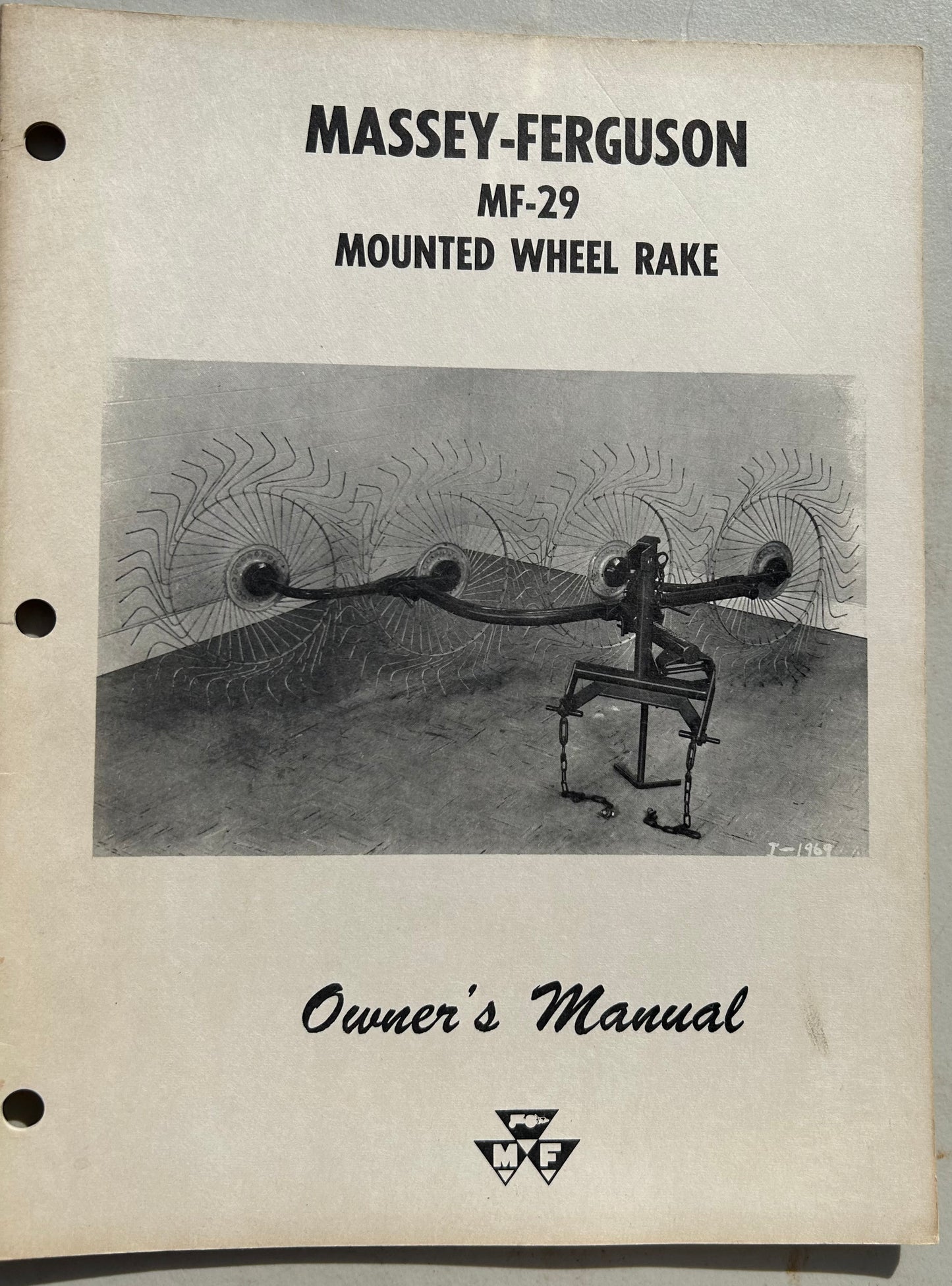 Massey Ferguson MF 29 Mounted Wheel Rake _ Owner’s Manual