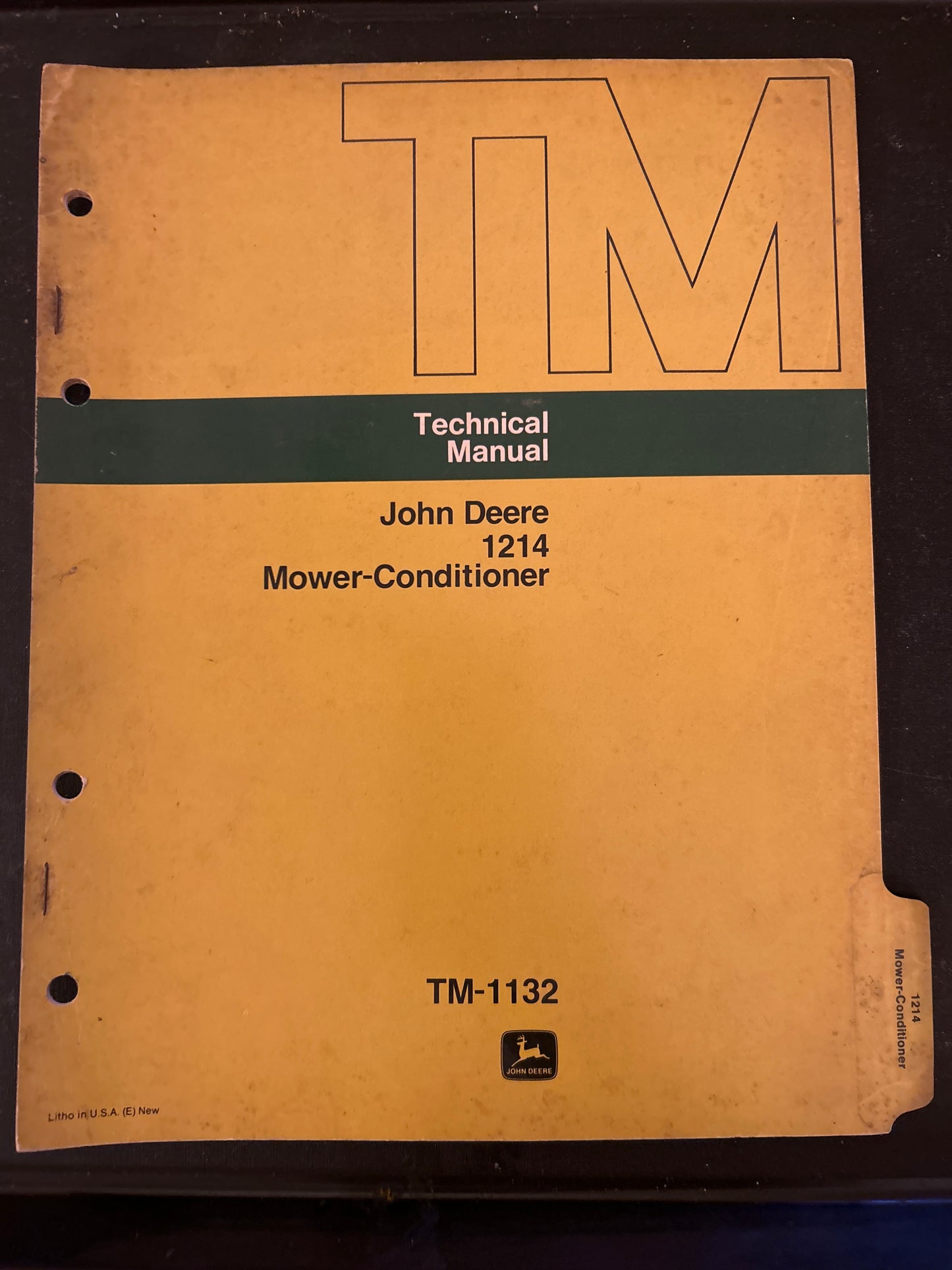 John Deere _ 1214 Mower-Conditioner _ Technical Manual TM-1132