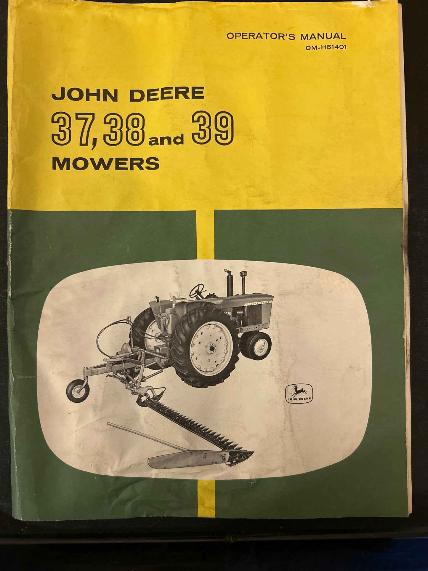 John Deere 37, 38 and 39 Mowers - operator’s manual