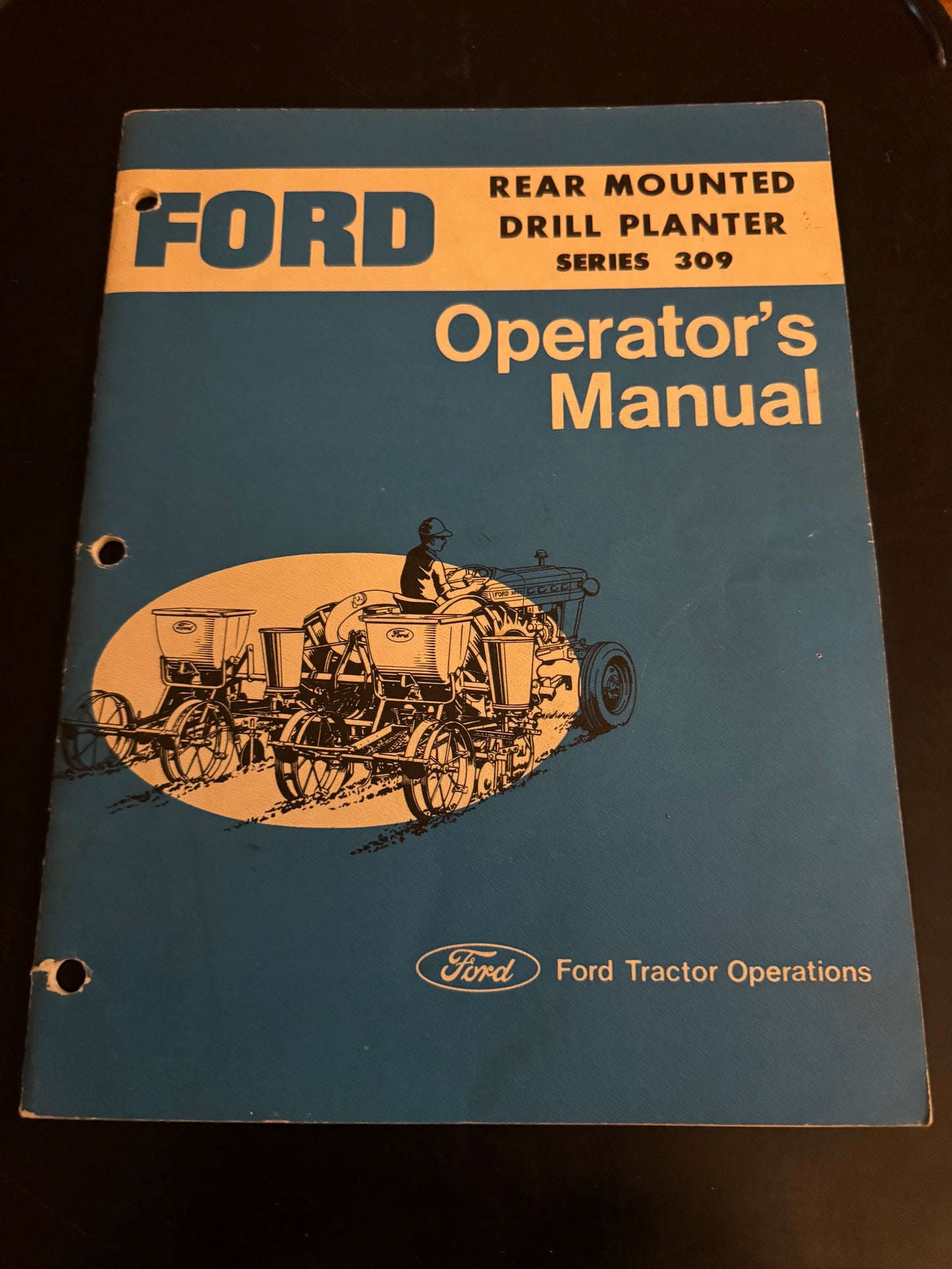 Ford New Holland _ Rear Mounted Drill Planter series 309 _ Operator’s Manual