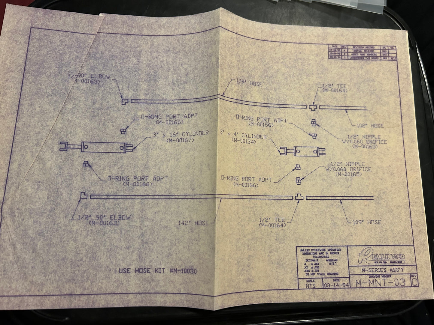 Remlinger _ RTC-600 M Series _ Set-up Instructions & Operator’s Manual