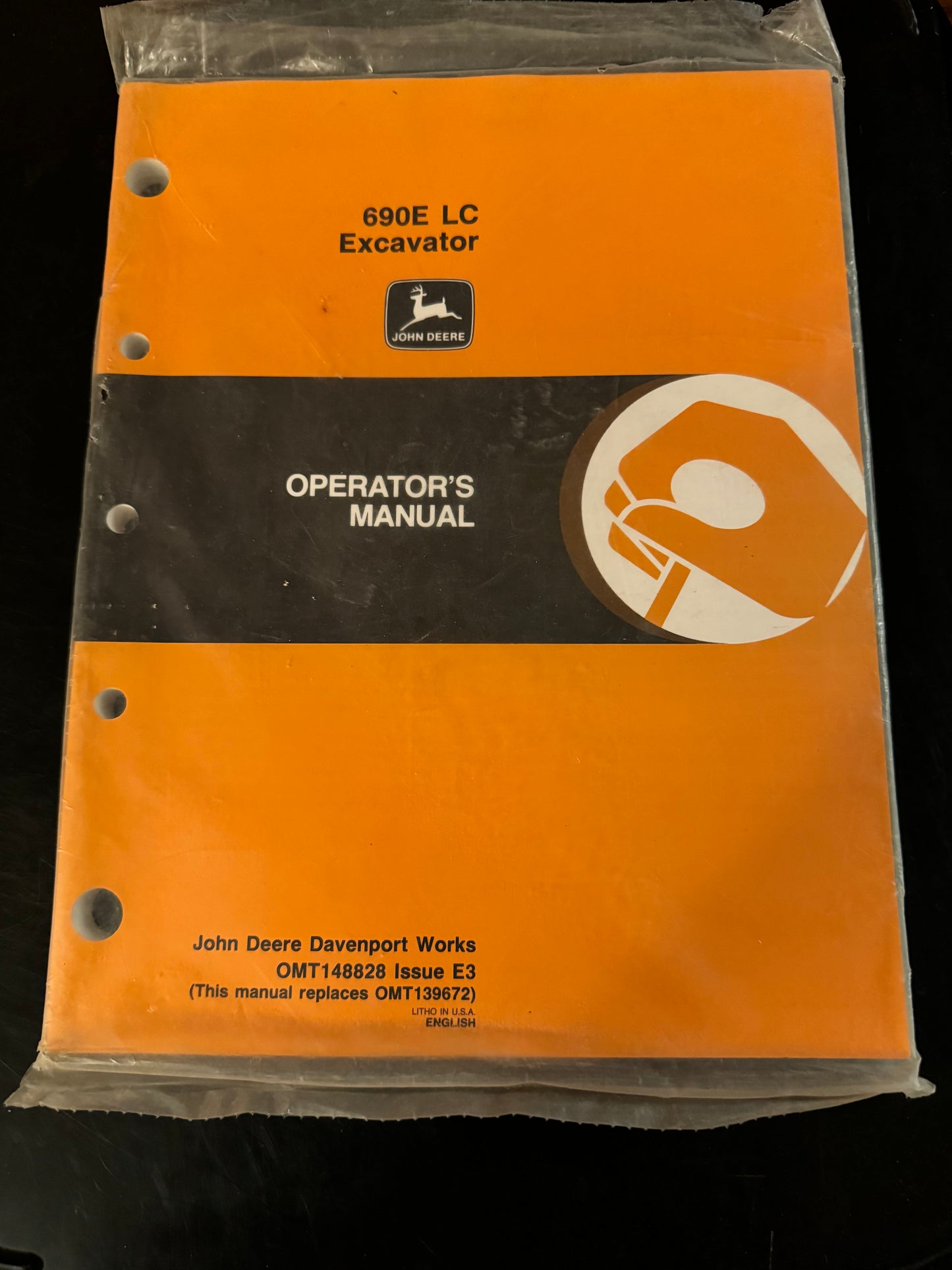 John Deere _ 690E LC Excavator _ Operator’s Manual