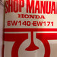 Honda Power Equipment Shop Manuals Binder