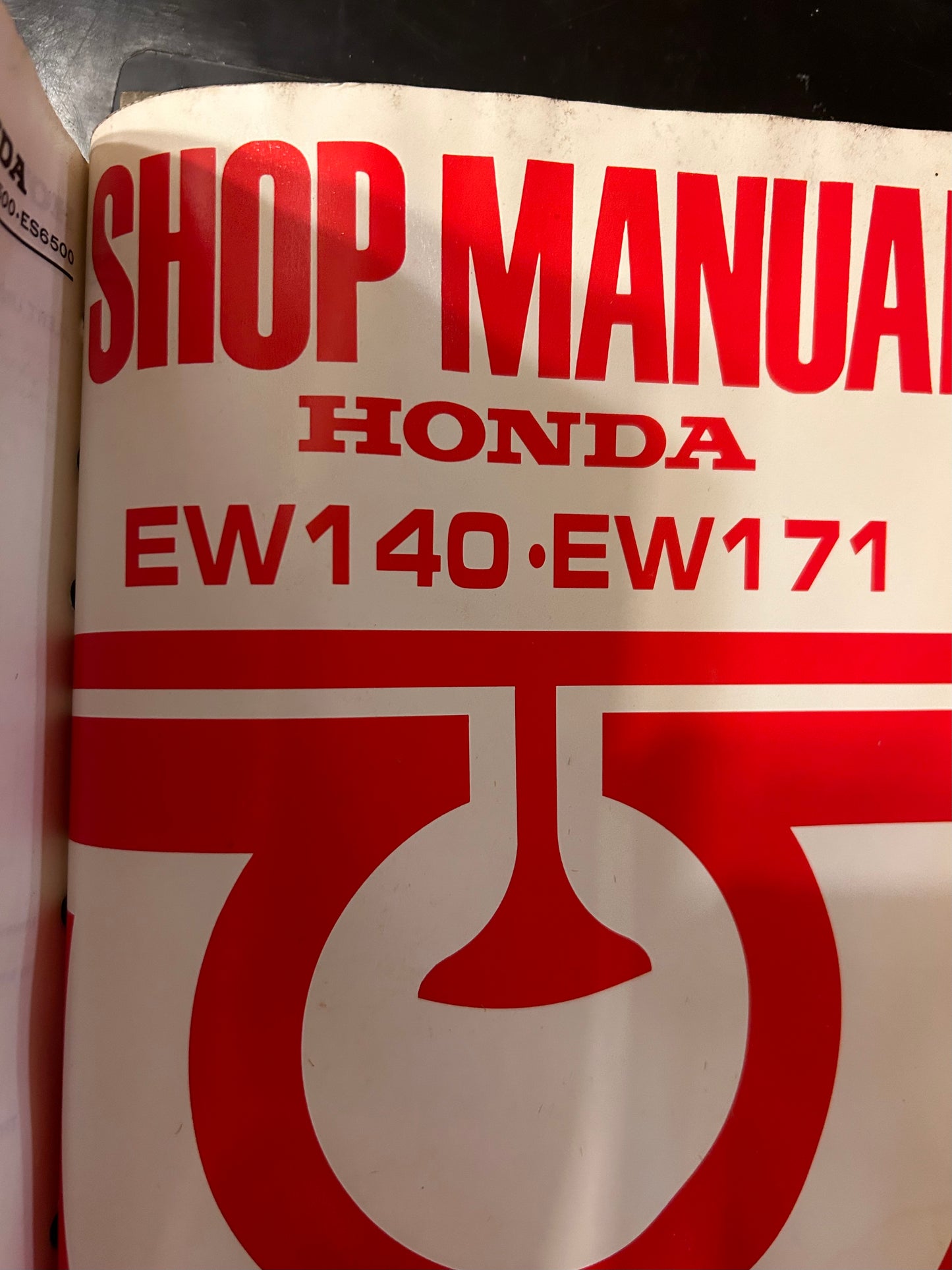 Honda Power Equipment Shop Manuals Binder