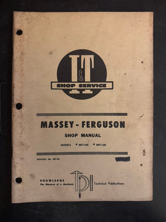 I&T _ Massey-Ferguson Models MF1100 & MF1130 _ Shop Manual MF-24