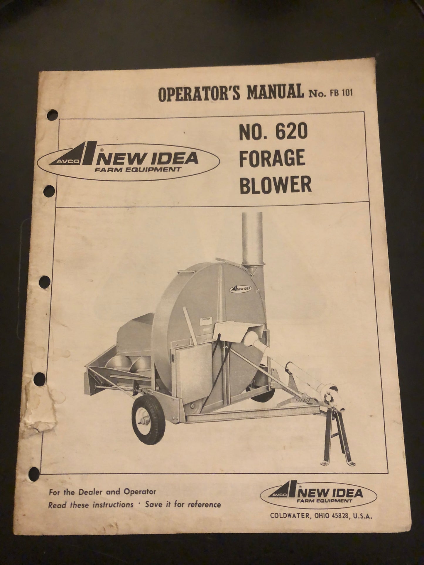 New Idea _ no 620 Forage Blower _ Operator’s Manual