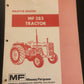 Massey Ferguson _ MF 283 Tractor _ Parts Book