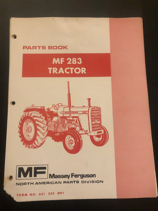 Massey Ferguson _ MF 283 Tractor _ Parts Book