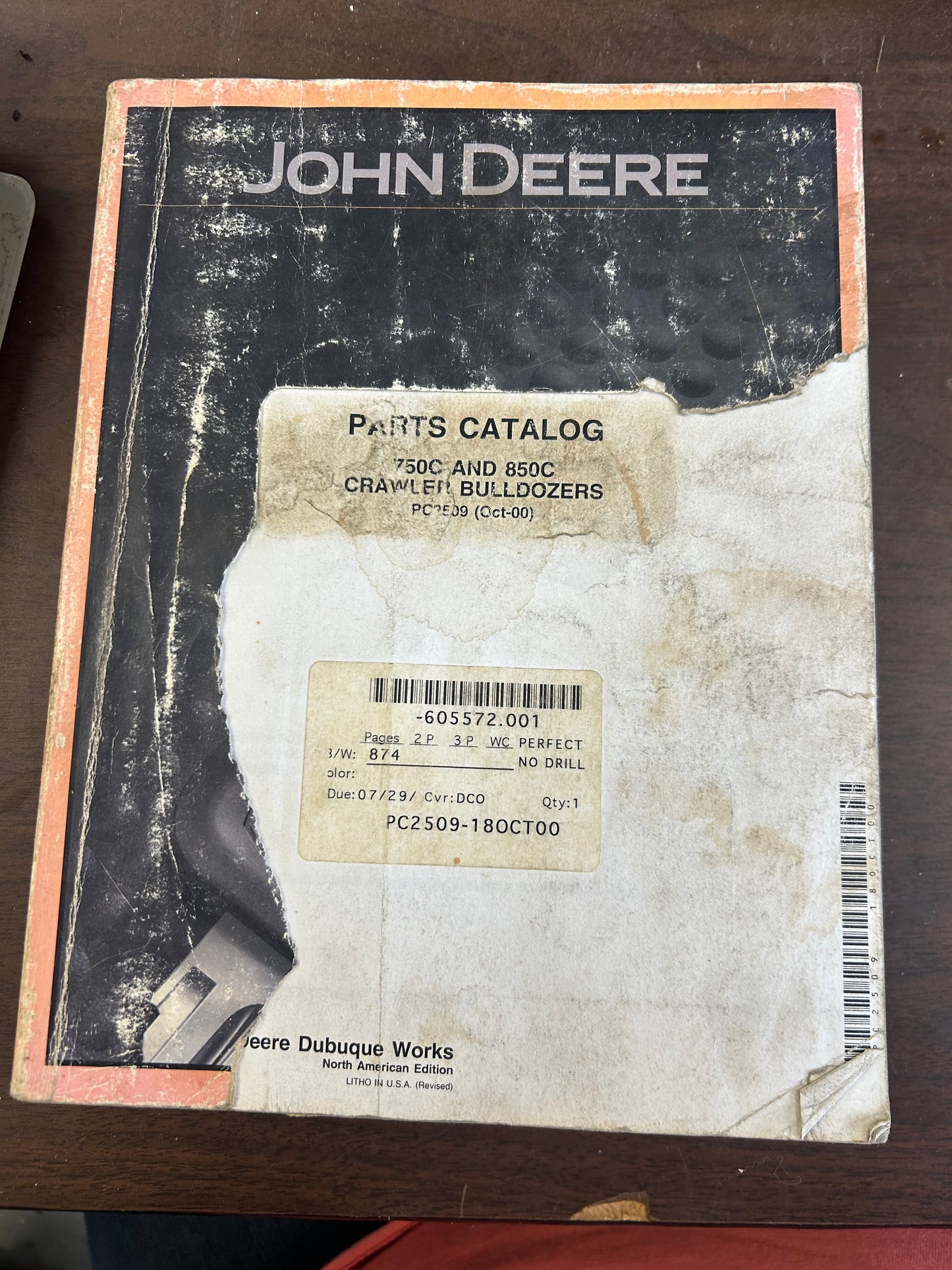 John Deere _ 750C & 850C Crawler Dozer _ Parts Catalog
