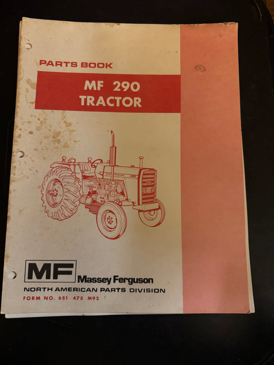 Massey Ferguson _ MF 290 Tractor _ Parts Book