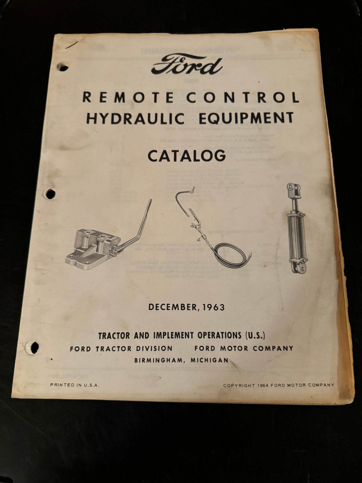 Ford _ Remote Control Hydraulic Equipment Catalog