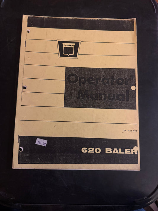 Oliver _ 620 Baler _ Operator’s Manual