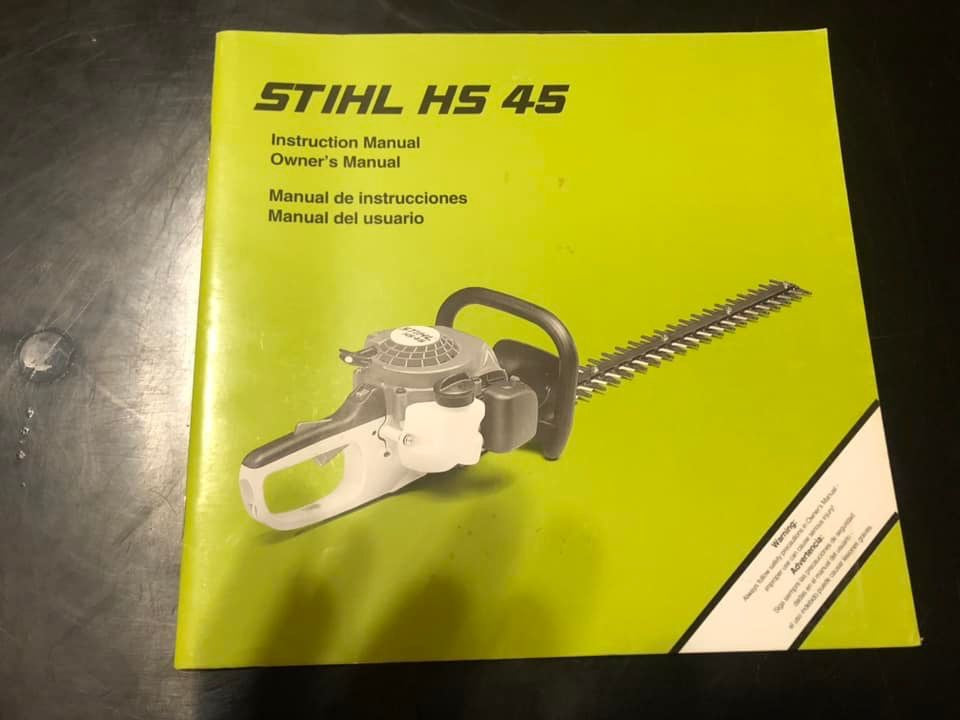 Stihl _ HS 45 Instructions & Owner’s Manual