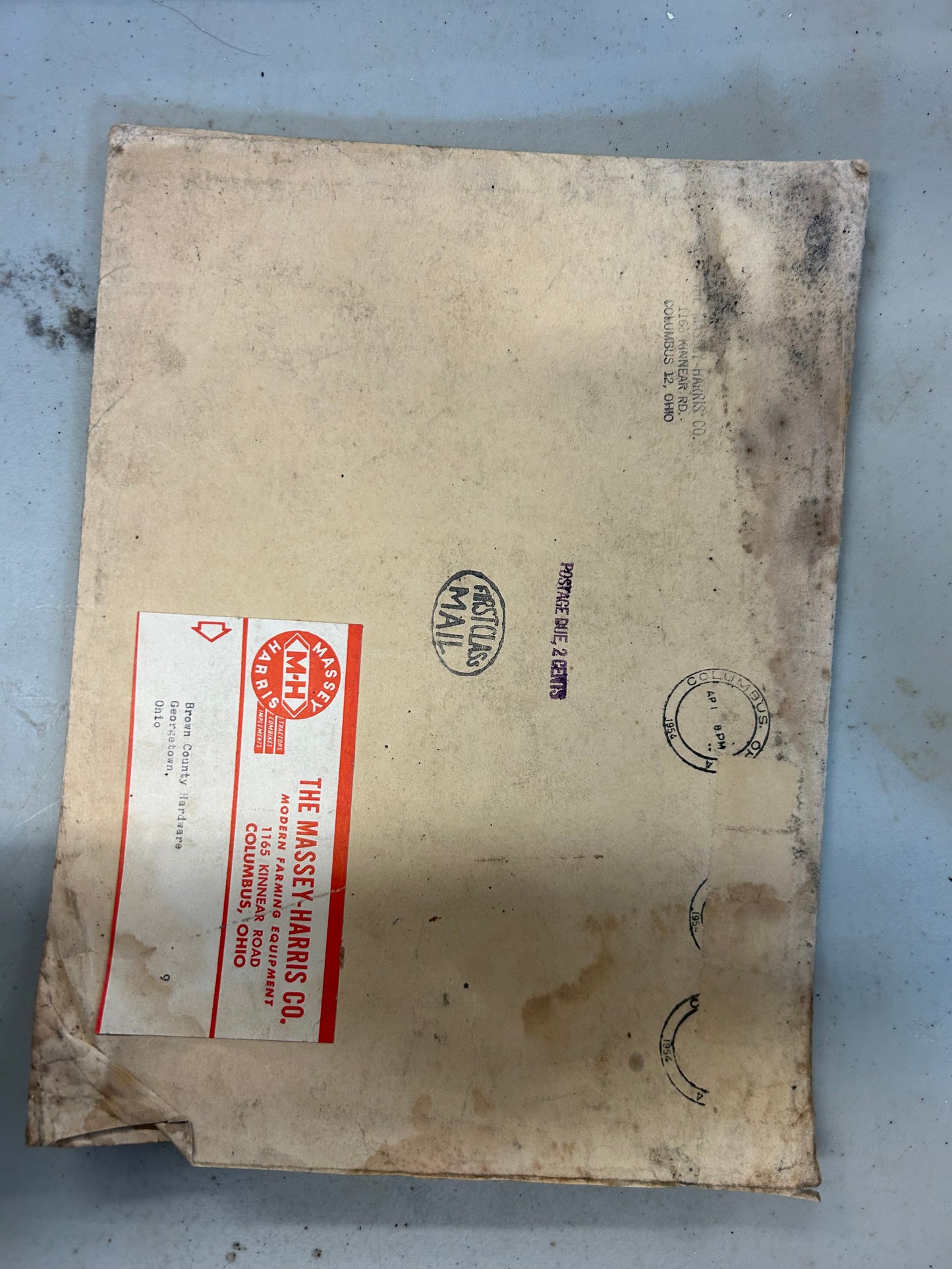 Massey-Harris Envelope