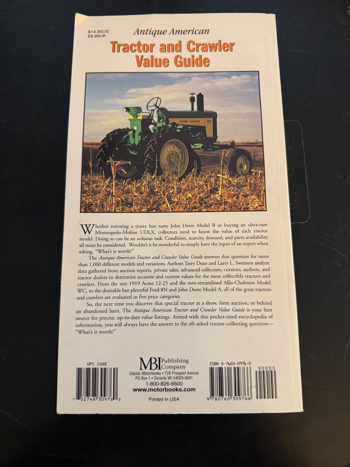 Antique American Tractor And Crawler Value Guide _ Terry Dean & Larry Swenson