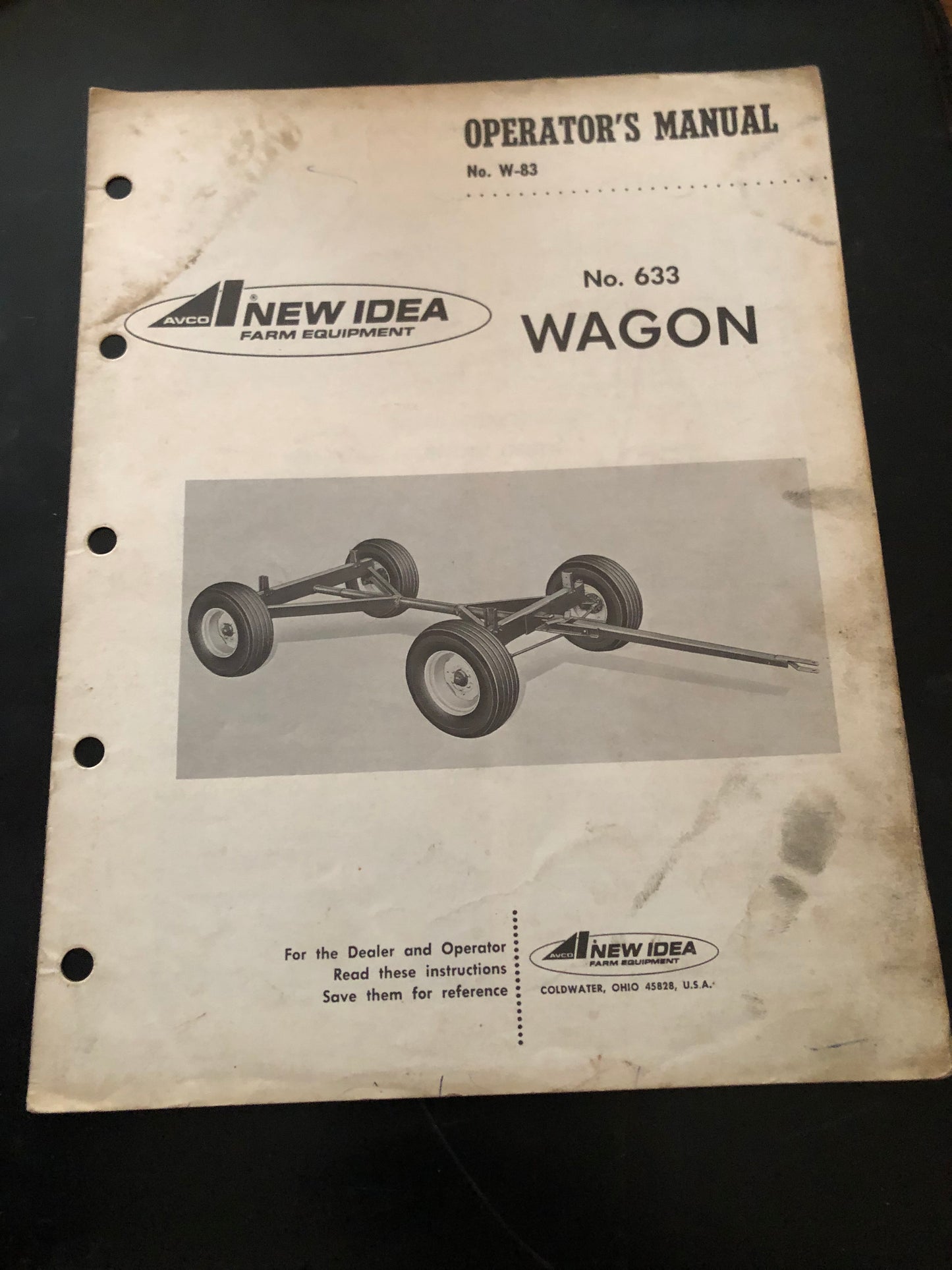 New Idea _ no 633 Wagon _ Operator’s Manual