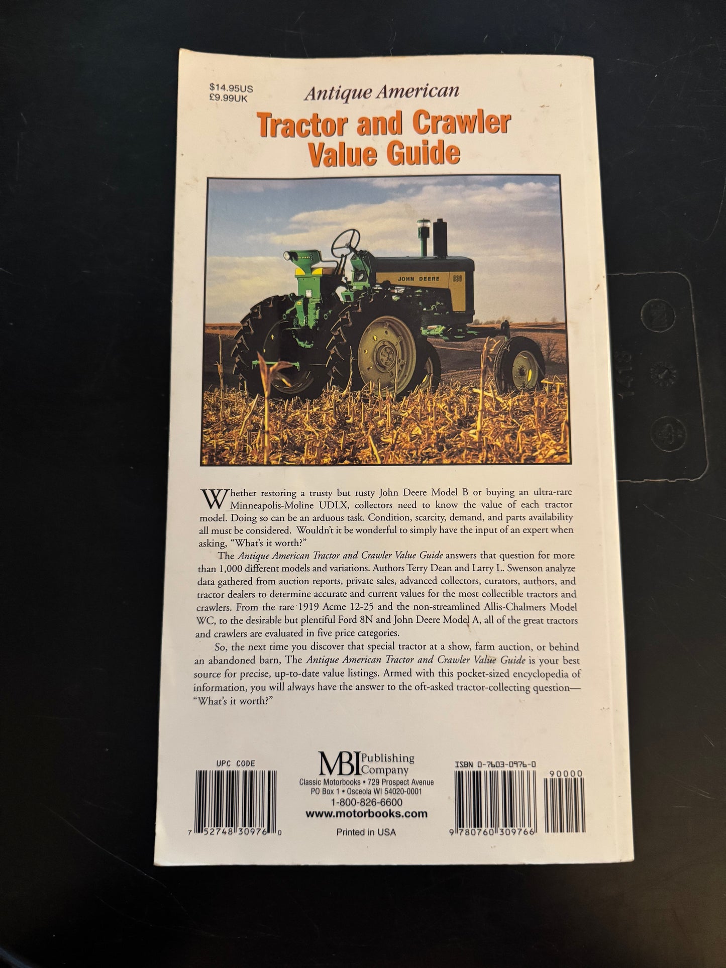 Antique American Tractor And Crawler Value Guide _ Terry Dean & Larry Swenson